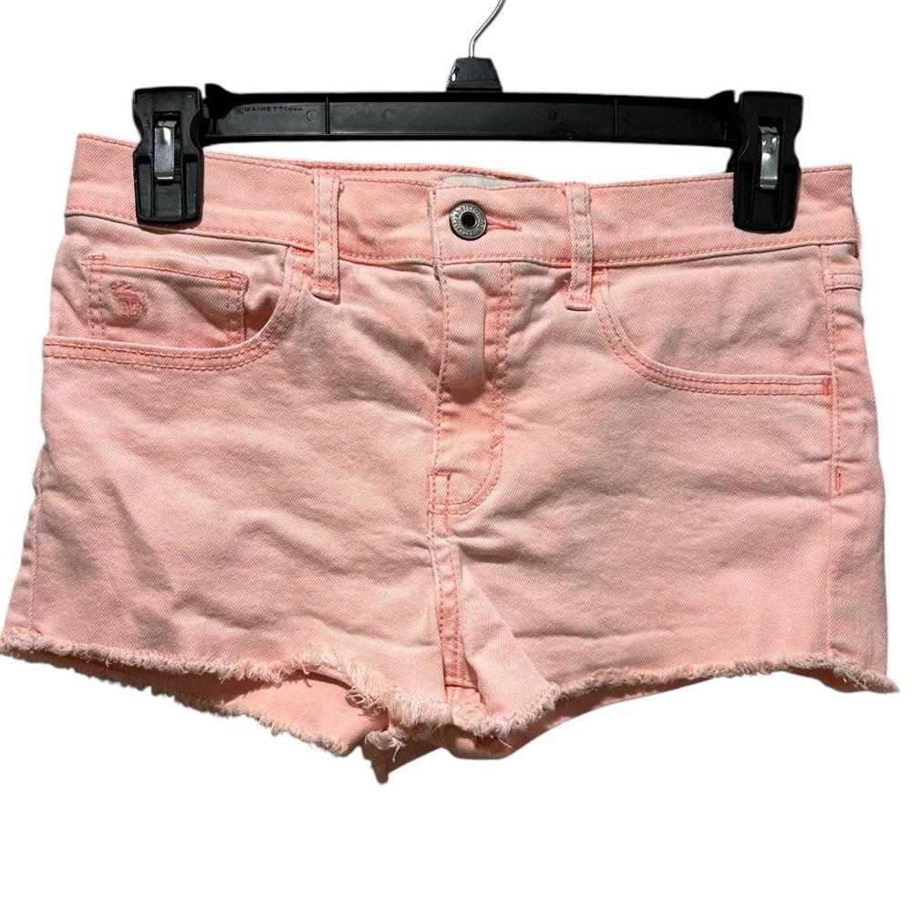 ABERCROMBIE KIDS DENIM SHORT Size 16 Pink/Peach